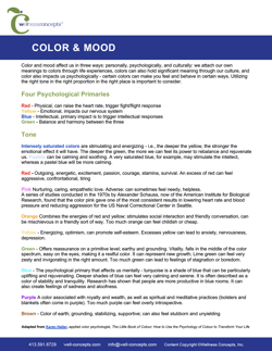 Color & Mood handout image