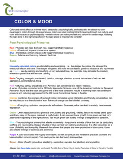 Color & Mood handout image