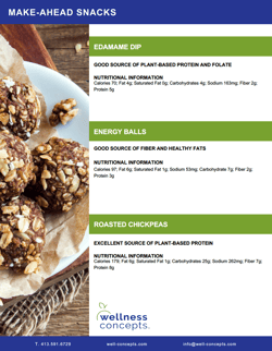 Make-ahead Snacks Recipes