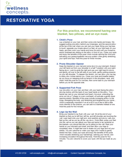 Restorative Yoga Handout Image
