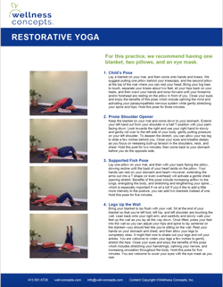 Restorative Yoga Handout Image