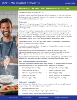 Screen Shot of January 2024 Wellness Newsletter