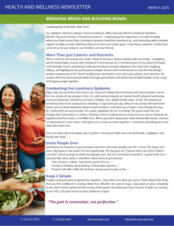Screenshot of the March 2025 Newsletter