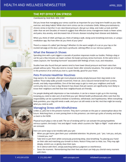 Screenshot of April Newsletter